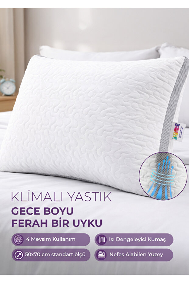 Klimalı Silikon Yastık - DayCool Serisi - 800 Gram - 1